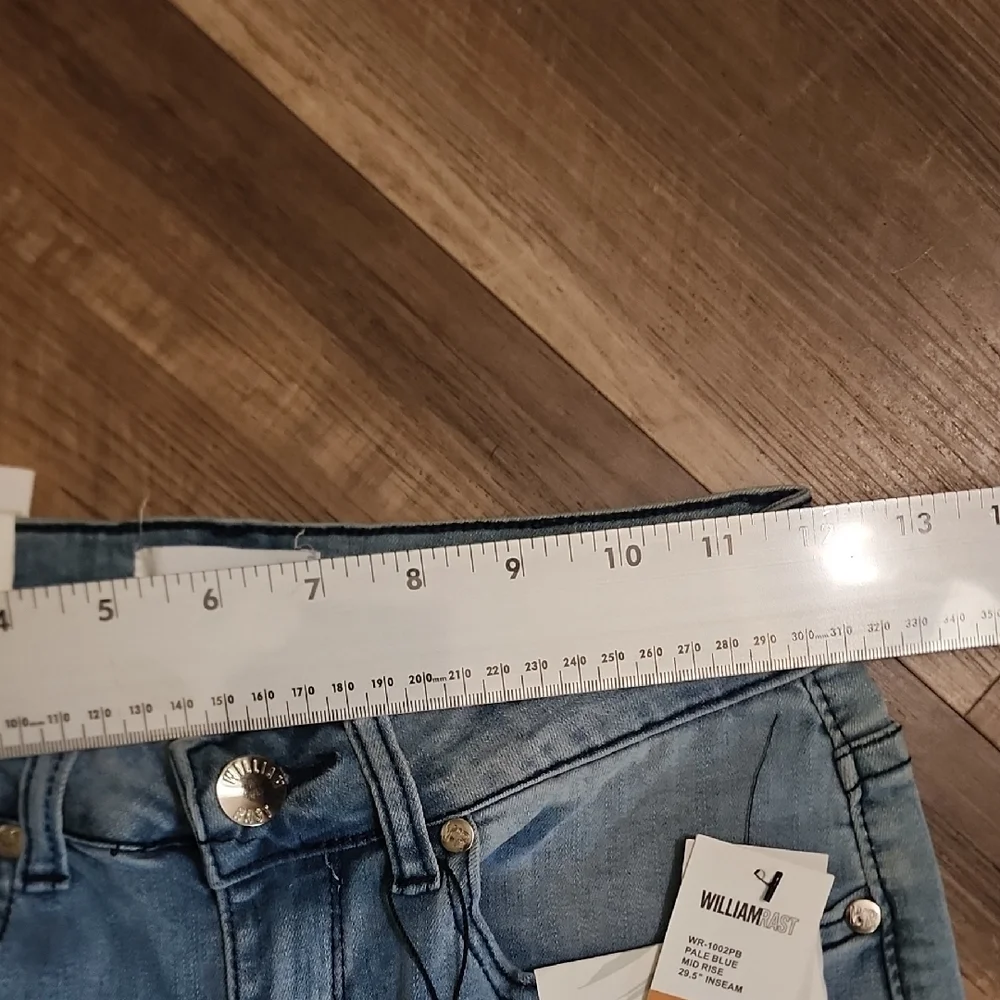 William Rast Perfect Skinny Jeans Size 24 Dark Wash Stretch Denim - Picture 7 of 11